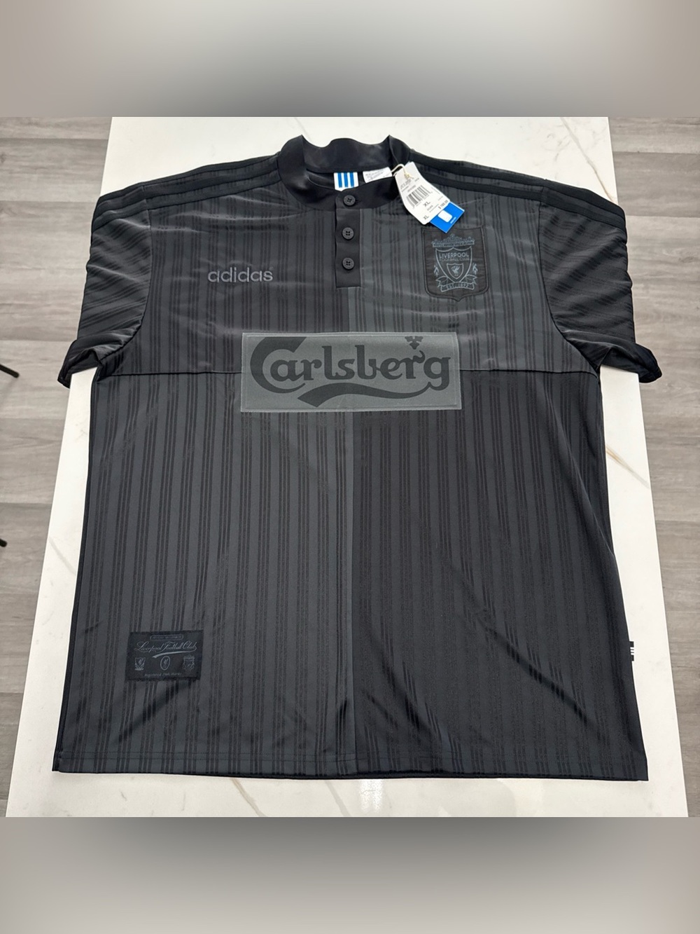 Adidas Liverpool FC Special Edition Soccer Jersey 95 Blackout KA8108 Men’s Sz XL